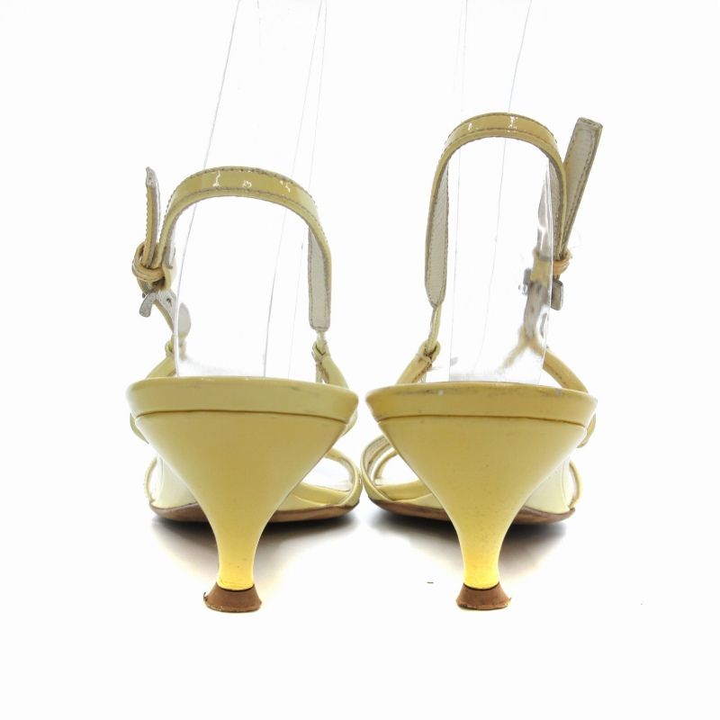 プラダ PRADA サンダル シューズ エナメルレザー ストラップ