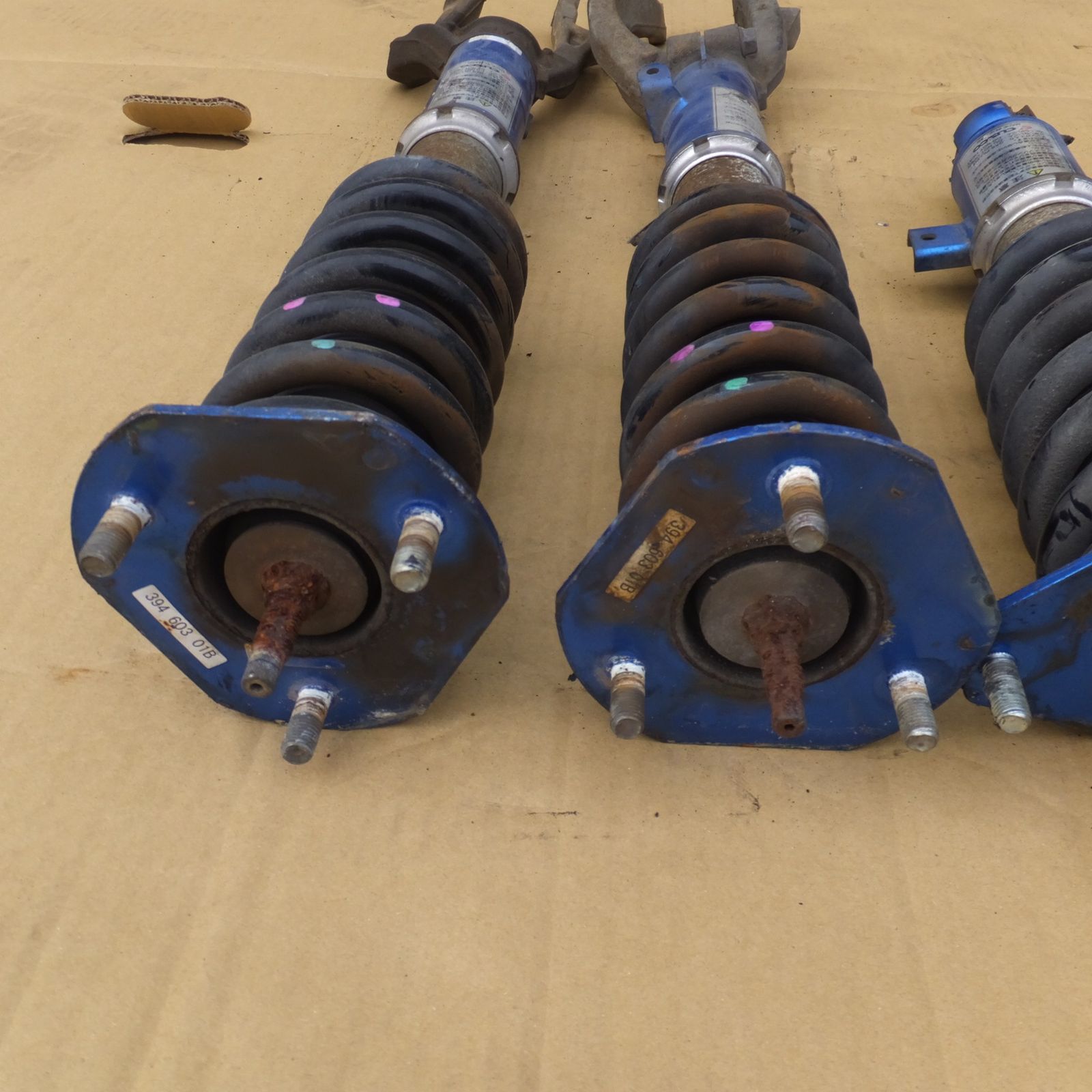 トレンドの 岐阜発 ジャンク クスコ CUSCO ホンダ オデッセイ RB1 車高調 一式 セット 394 603 01B 394 603 02B サスペンション