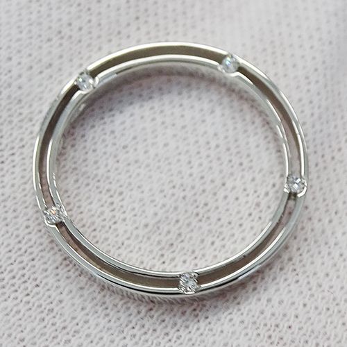 y*0様 Damiani Pt950 ダイヤモンドリング DAMIANI ダミアーニ リング レディース ブランド 指輪 PT950 10P