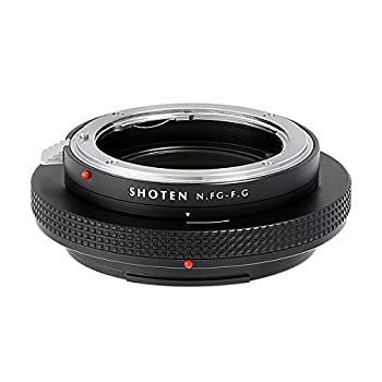 【】 SHOTEN マウントアダプター NFG-FG (ニコンFマウント (Gタイプ対応) レンズ → 富士フイルムGマウント変換) 絞りリング付き