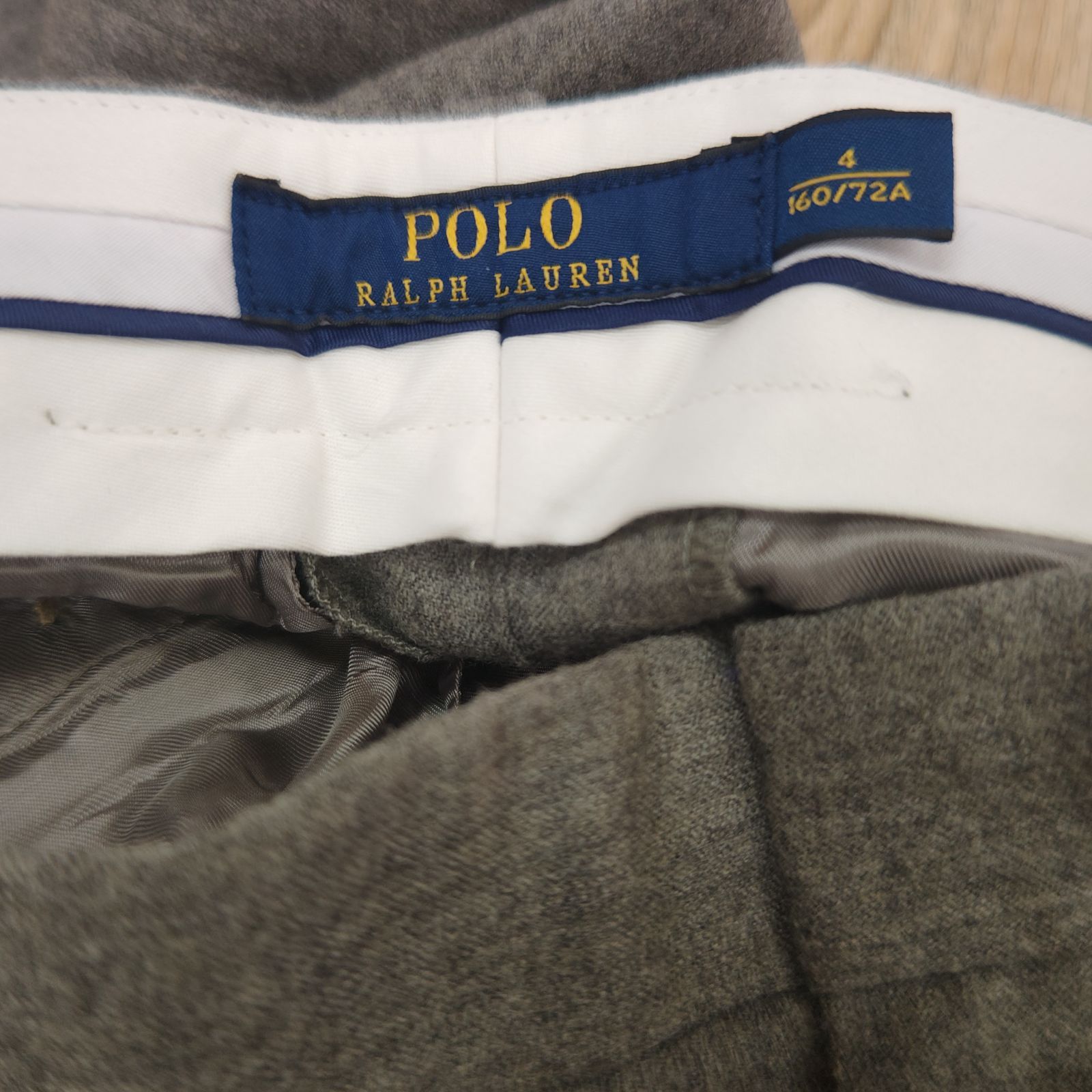 美品。POLO RALPH LAUREN。ポロラルフローレン。100%ウールパンツ。Sサイズ。