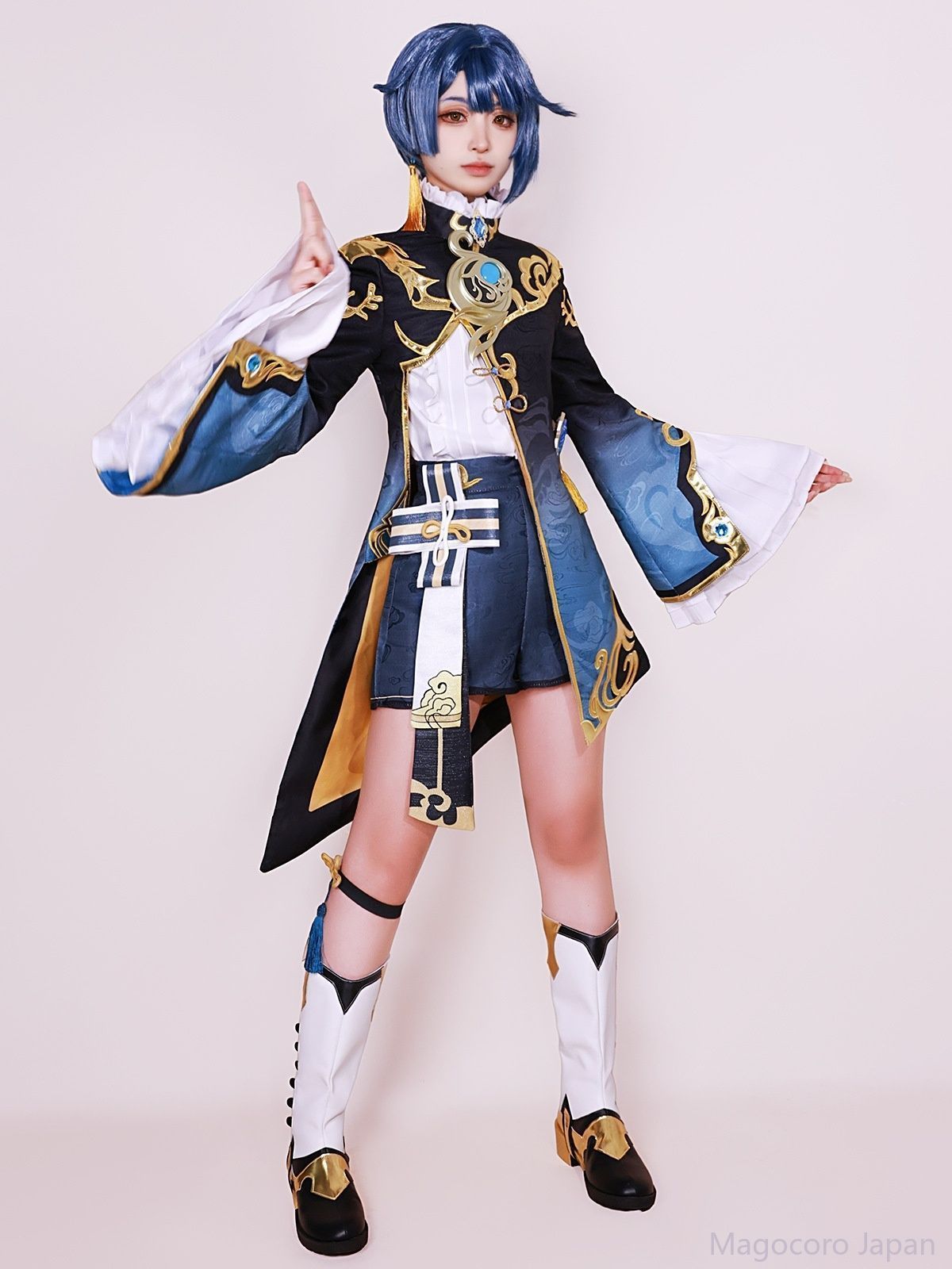 COSPLAY衣装原神行秋璃月港飛雲商会コスチュームアニメゲーム青二男