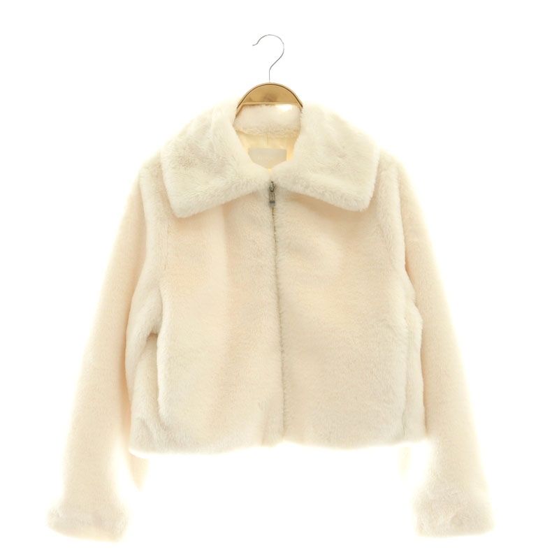 セルフォード CELFORD 24AW ファーショートジャケット ジップアップ 36 