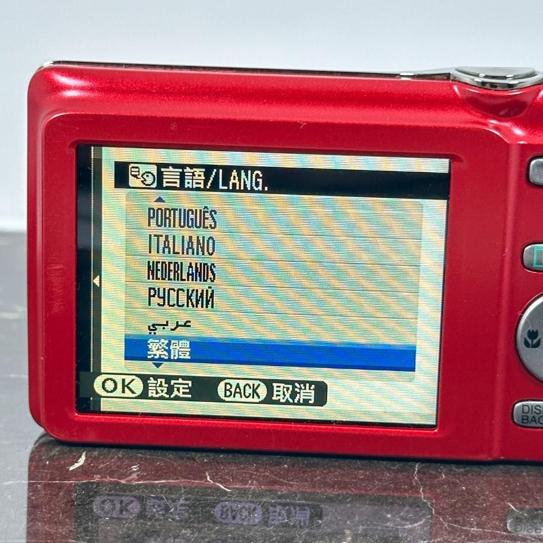 美品】FUJIFILM FinePix JX600 レッド 富士フイルム ファインピックス