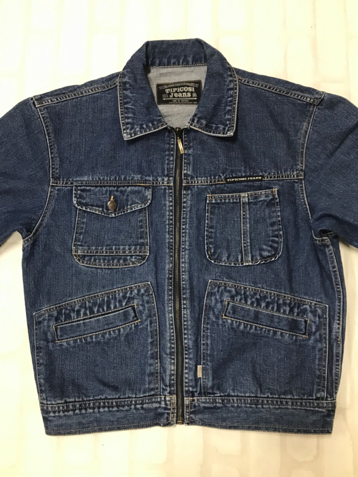 ☆値下げTipicosi jeans Gジャン ジップアップデニム ジャケット 