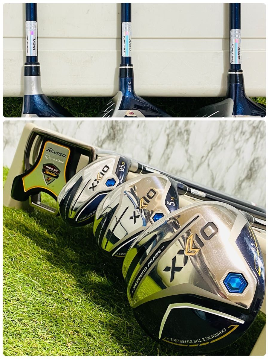 Fitway メンズゴルフ12本セット カーボン R 右利き用 キャディバッグ