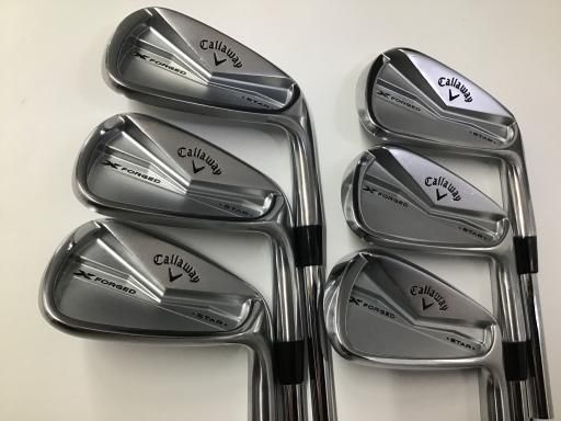 キャロウェイ X FORGED STAR 2025 6S アイアンセット IR 純正特注シャフト フレックスS メンズ 男性用 右利き 右用 Cランク ゴルフクラブ