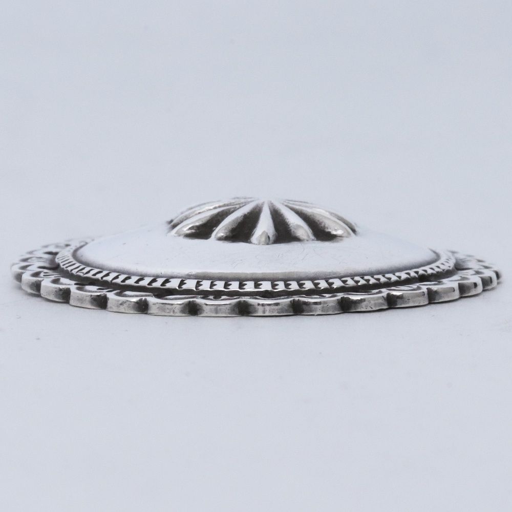 GORO'S SVフラワーコンチョ 大 シルバー