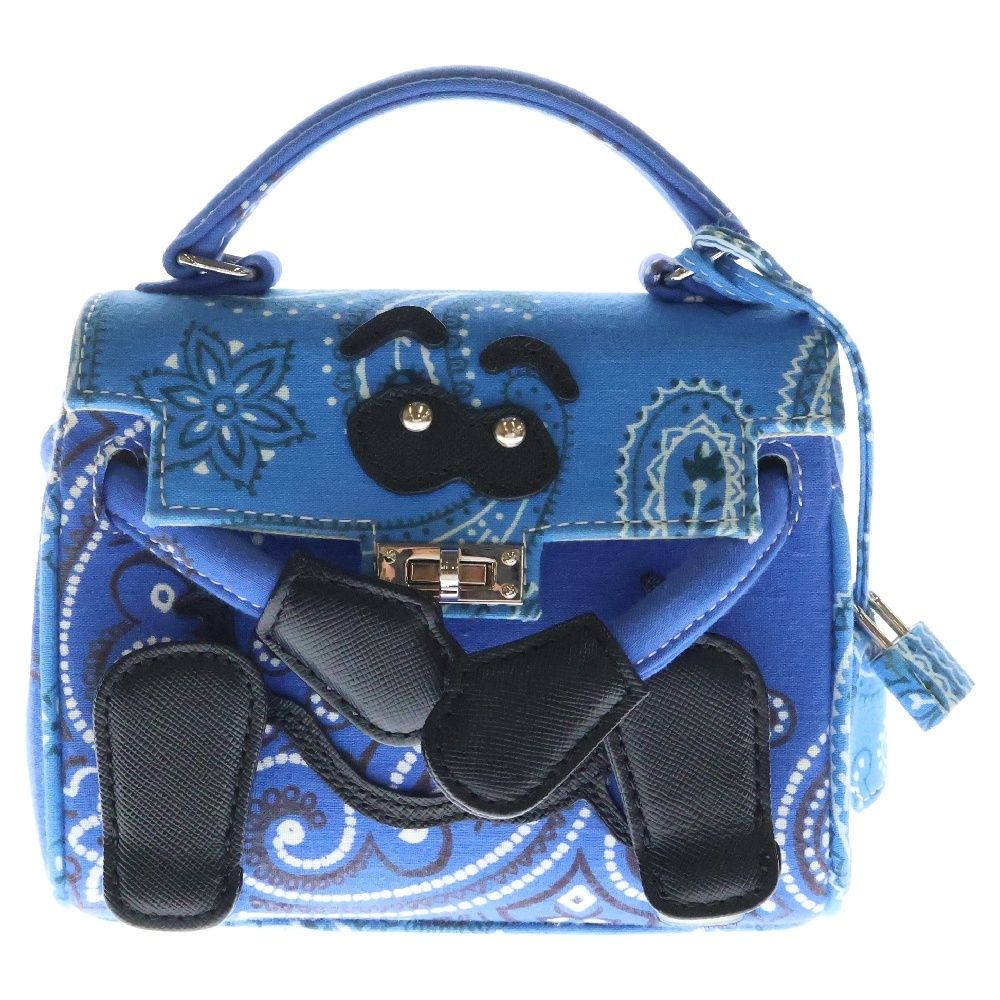 READY MADE☆人気 リメイク 日本製 モンスター バッグ バンダナ 総柄