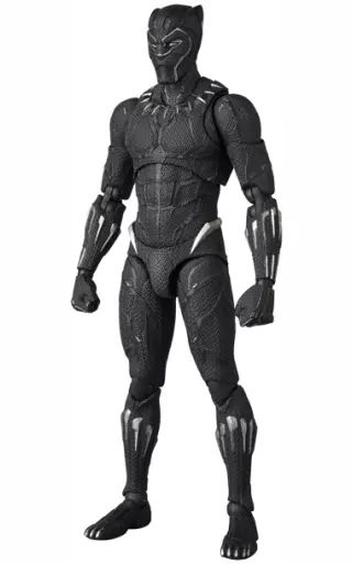 【】フィギュア MAFEX BLACK PANTHER -ブラックパンサー- 「ブラックパンサー」 アクションフィギュア No.091