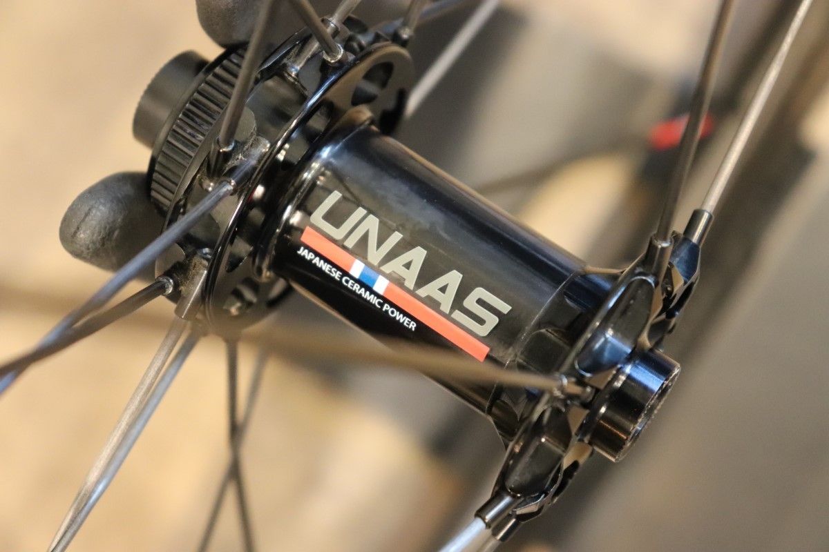 ウナス UNAAS X40 DISC ホイールセット カーボン チューブレスレディ