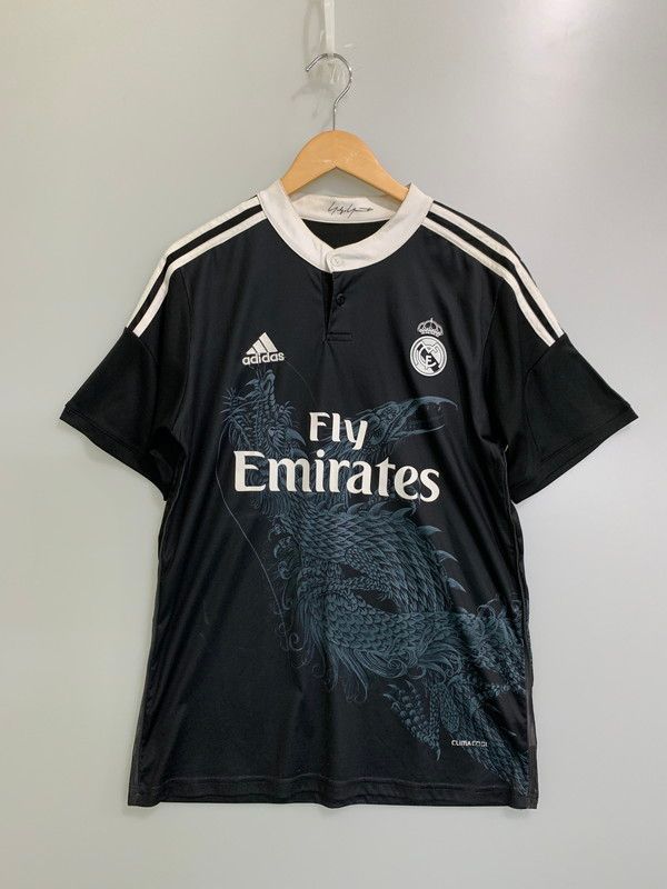 品 Yohji Yamamoto ヨウジヤマモト ×ADIDAS アディダス REAL MADRID 14 15 THIRD UNIFORM ユニフォーム トップス 140-251018-ks-13-min
