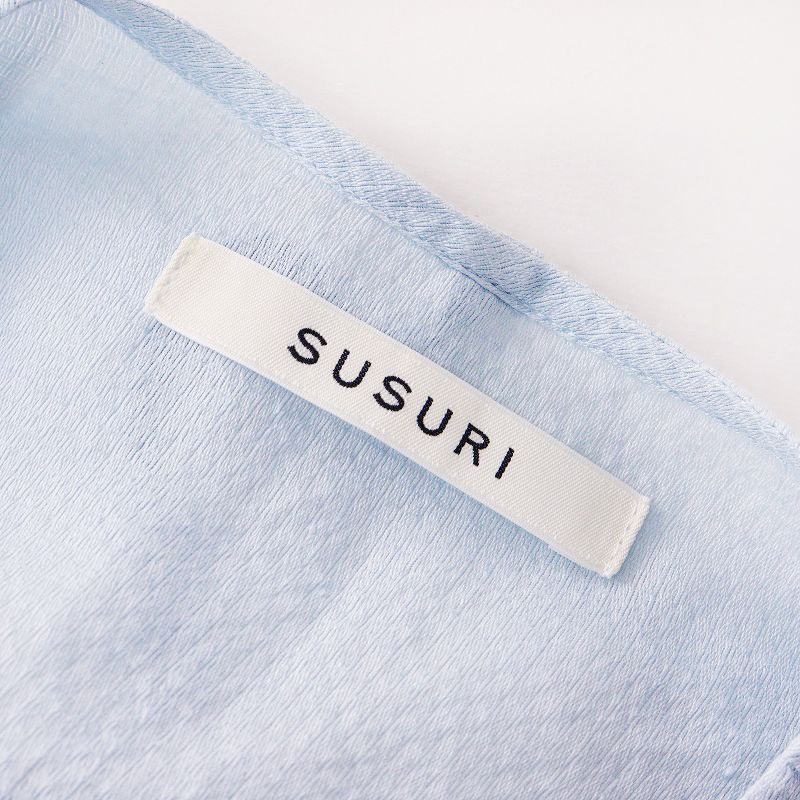 美品 定価58300円 2024SS ススリ SUSURI 24-101 ストークジャケット 1 ペールブルー /ブラウス シャツ トップス【2400014383263】 美品 定価58300円 2024SS ススリ SUSURI 24-101 ストーク