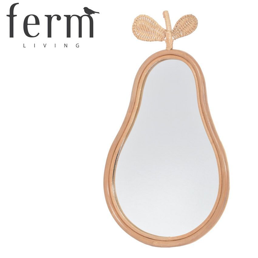 ファーム リビング 鏡 1104263954 Pear Mirror ferm LIVING ナチュラル 品番 77180005