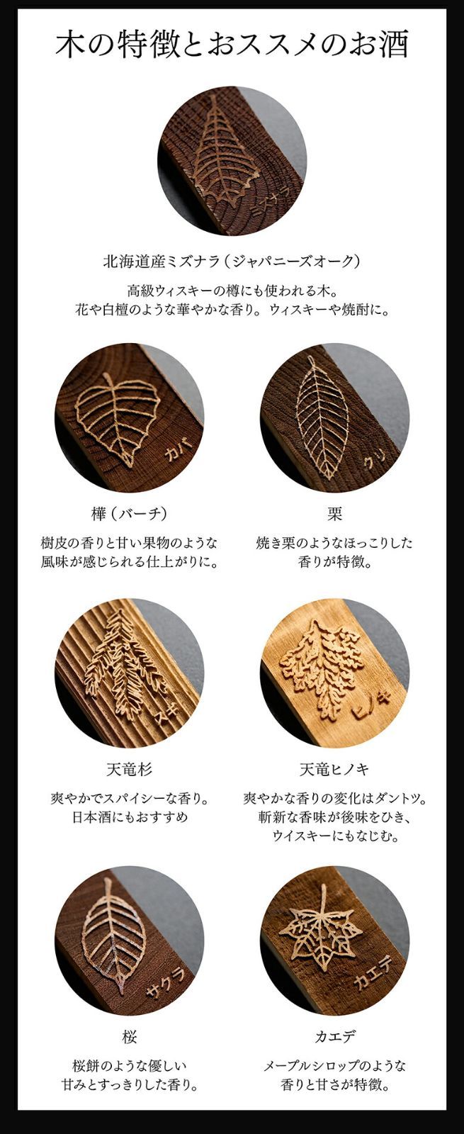 お酒キット 7つの銘木