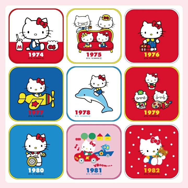 【新品】サンリオ ハローキティ 35周年 プチタオル 計20枚セット 当時物 楽天市場】ハローキティ プチタオル4枚セット : サンリオ