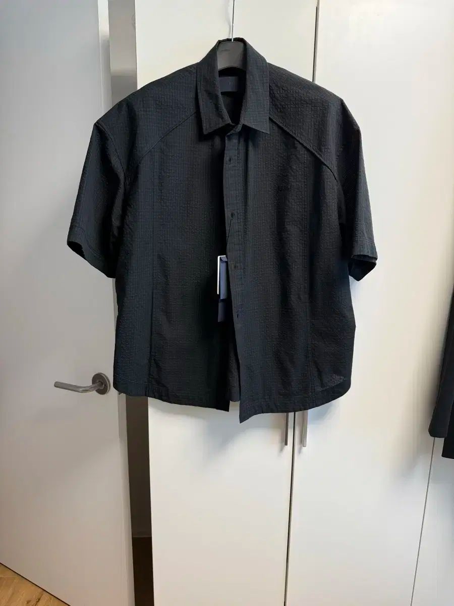 Juun.J ジュンジェイ 25ss シアサッカー ショートスリーブ 半袖シャツ
