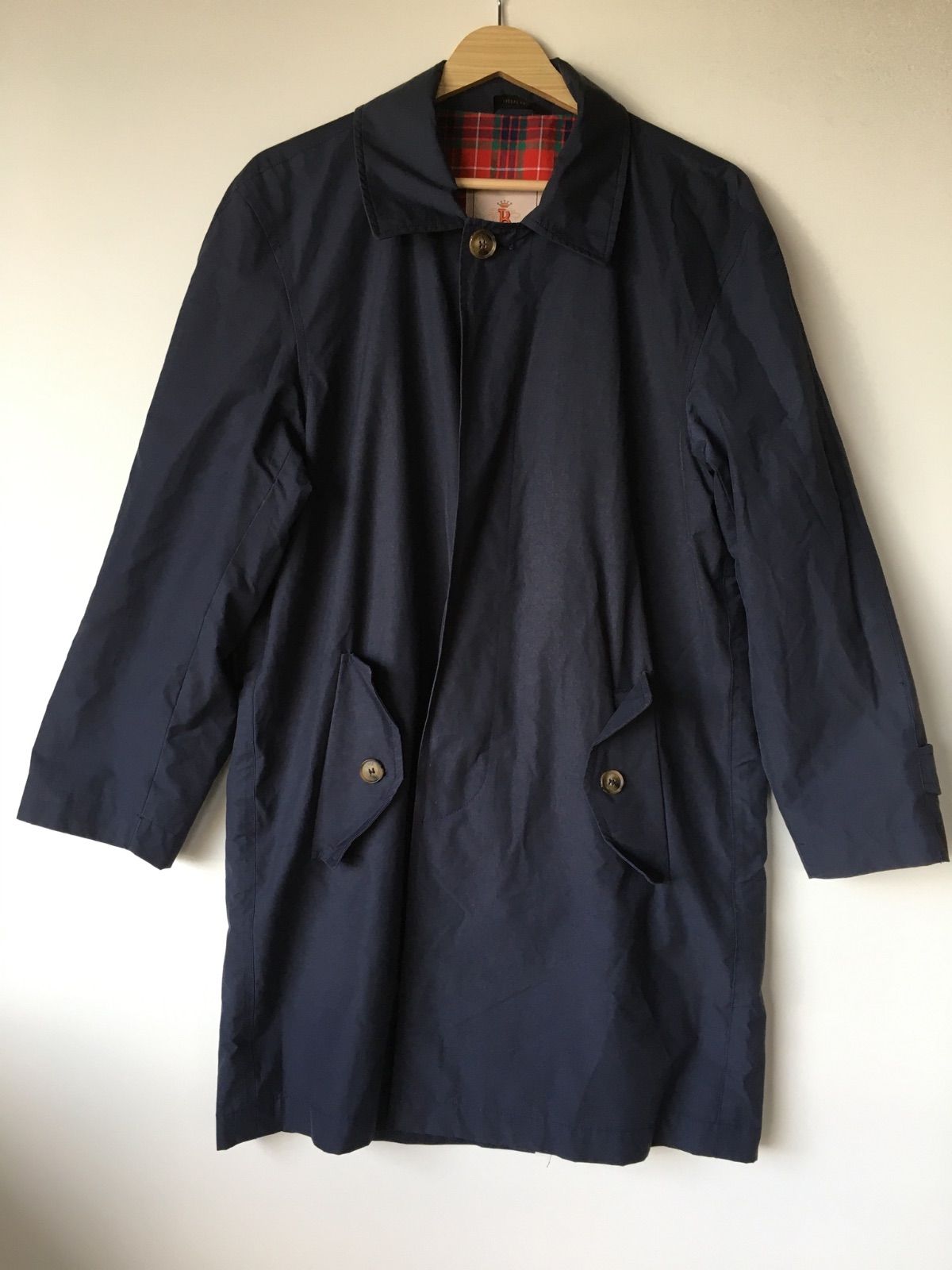 バラクータ ステンカラーコート メンズ 40 ネイビー 2621202509270005