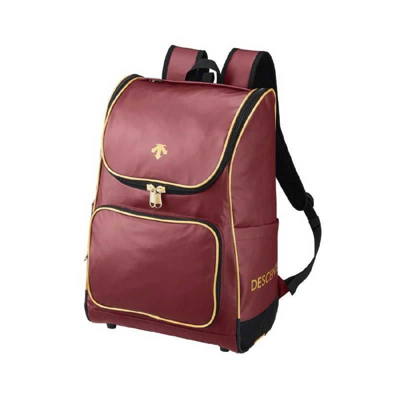 送料無料 ♥ 未開梱 デサント DESCENTE バックパック エンジ×ゴールド F DB4FBP00U_25SS
