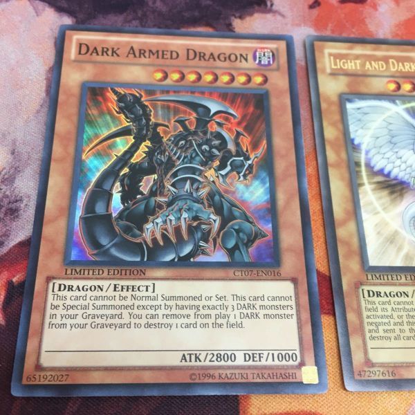 遊戯王 ダーク・アームド・ドラゴン　英語版シークレット　1st ダークアームドドラゴン1st PTDN シークレット英語遊戯王ダムド