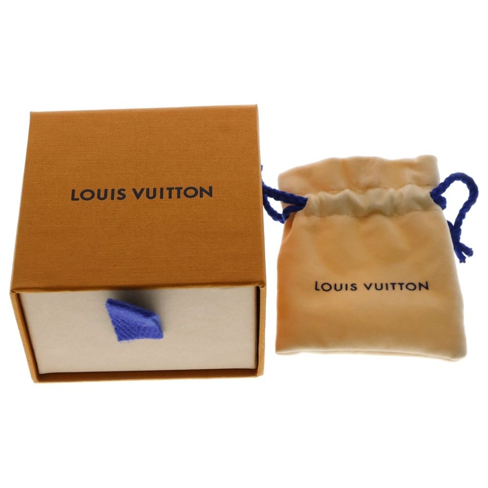 LOUIS VUITTON (ルイヴィトン) LVロゴ パール付き アイコニック