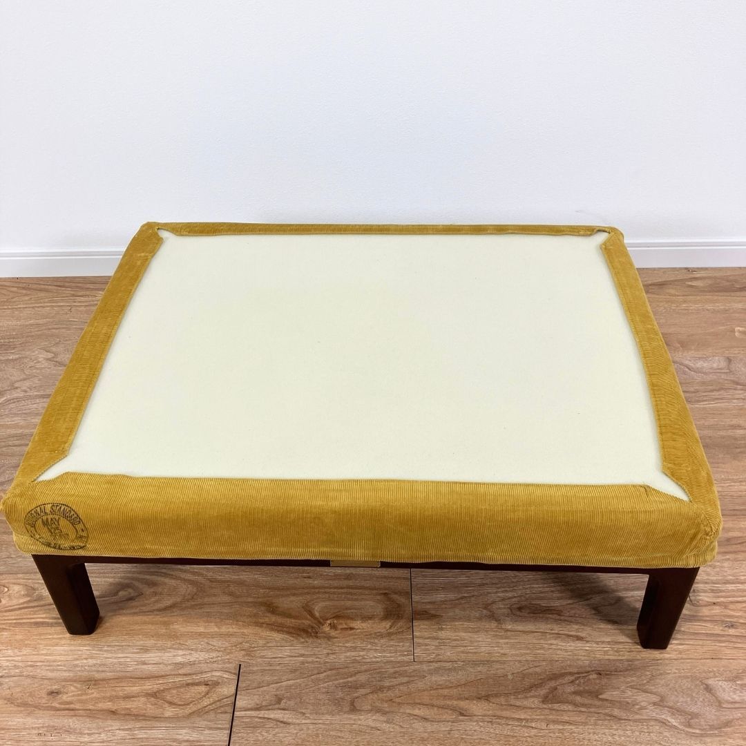 【品訳アリ】JOURNAL STANDARD FURNITURE JFK OTTOMAN ジェイエフケー オットマン イエロー