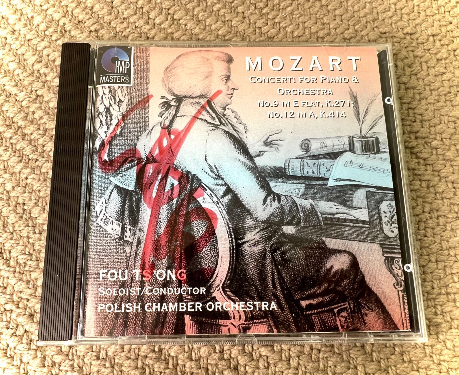 激レア！サイン入り【Mozart: Piano Concertos No. 9 & 12】Fou Ts