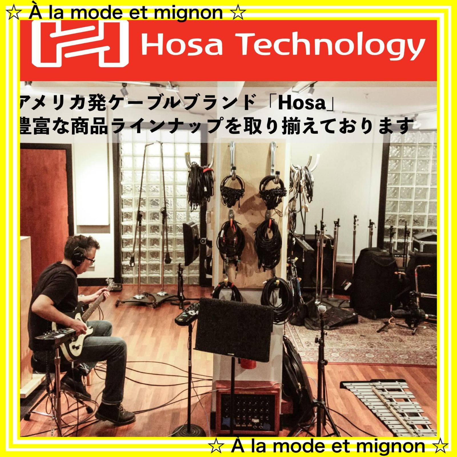 匿名配送】5m STX-805M XLRオス-ステレオフォン Hosa スネークケーブル