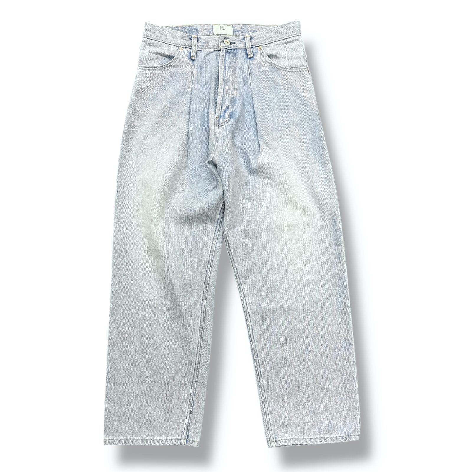 参考上代47300円 HERILL HL Denim 4PK 4ポケットタックワイドデニム 