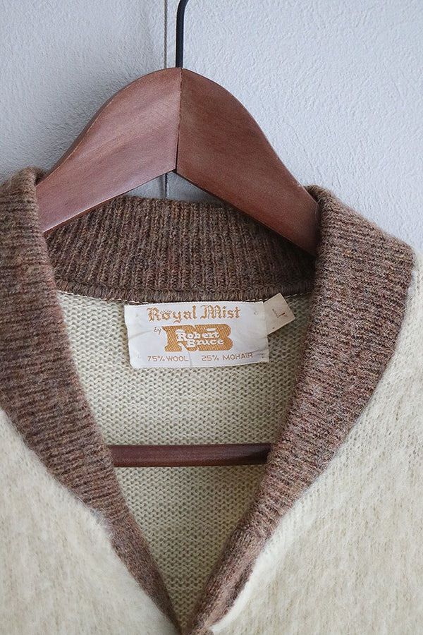 60s Royal Mist Robert Bruce モヘアカーディガン Vintage Mohair 