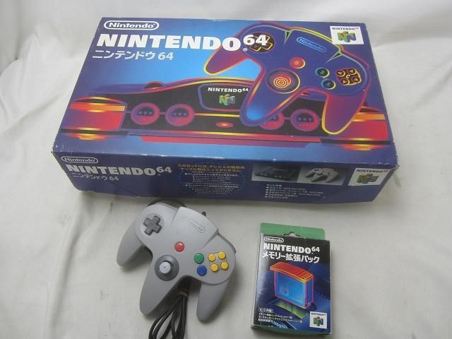 中古品 ゲーム NINTENDO 64 本体 NUS-001 動作品 メモリー拡張パック 等 グッズセット 中古品 ゲーム NINTENDO 64 本体 NUS-001 動作品 メモリー拡張
