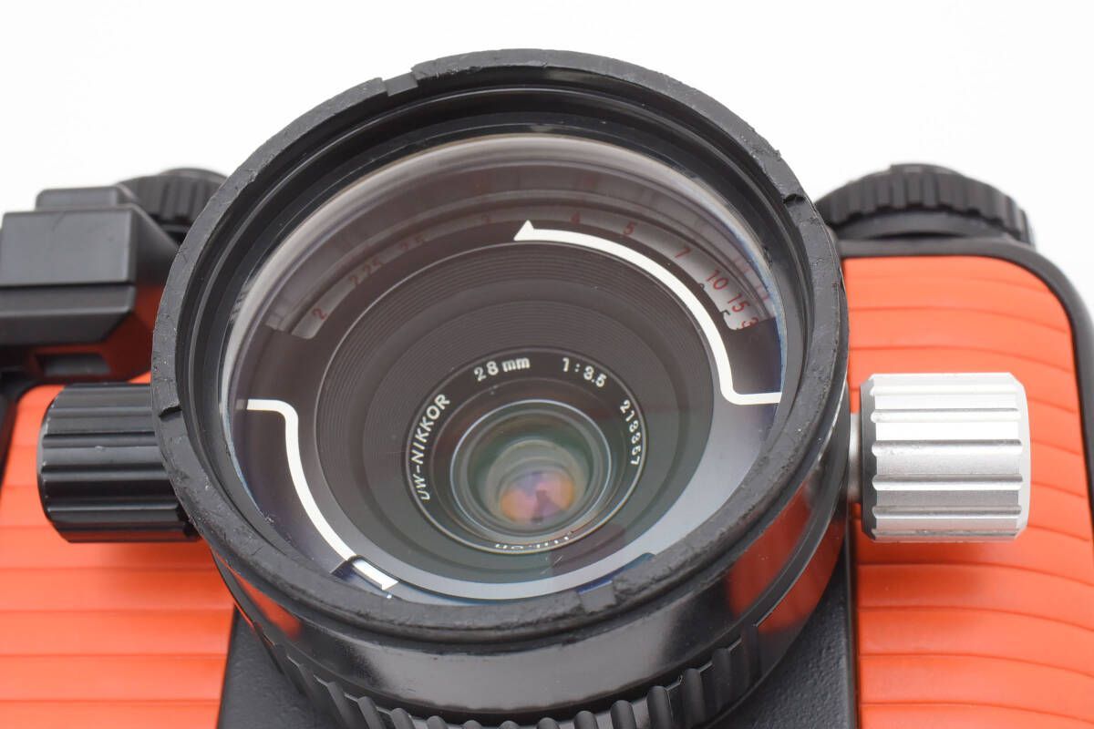 ☆レンズセット☆ ニコン NIKONOS-V オレンジ ジャンク品】Nikon