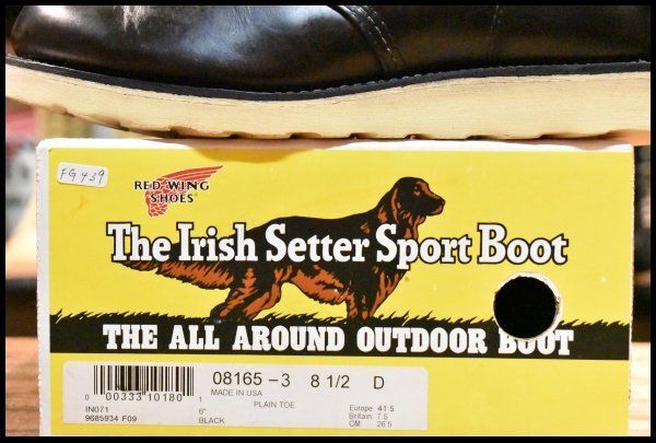 8.5D 箱付 美品 犬タグ復刻 18年】レッドウィング 8165 アイ