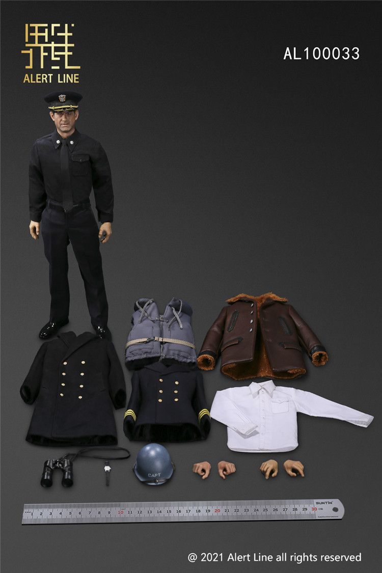AlertLine 1/6 WW2 アメリカ海軍 駆逐艦 グレイハウンド 艦長