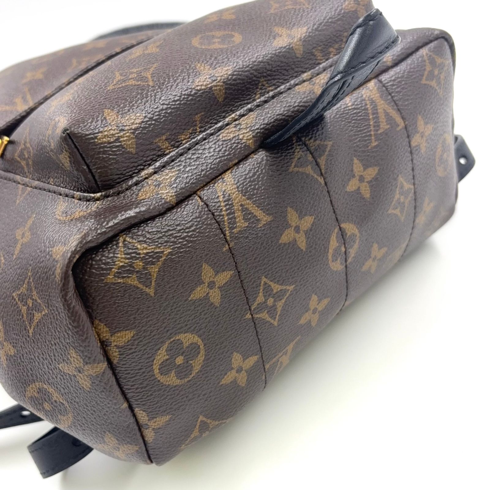 レザー×PVC ブラウン×ブラック