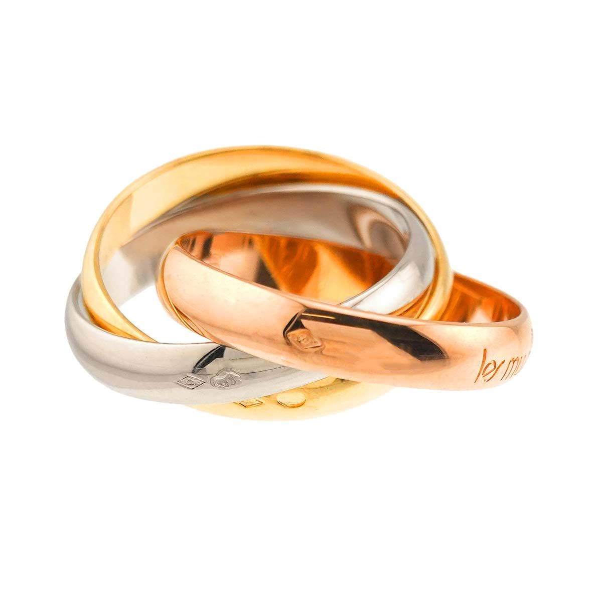 カルティエ Cartier トリニティ ミディアム MM #50 リング K18