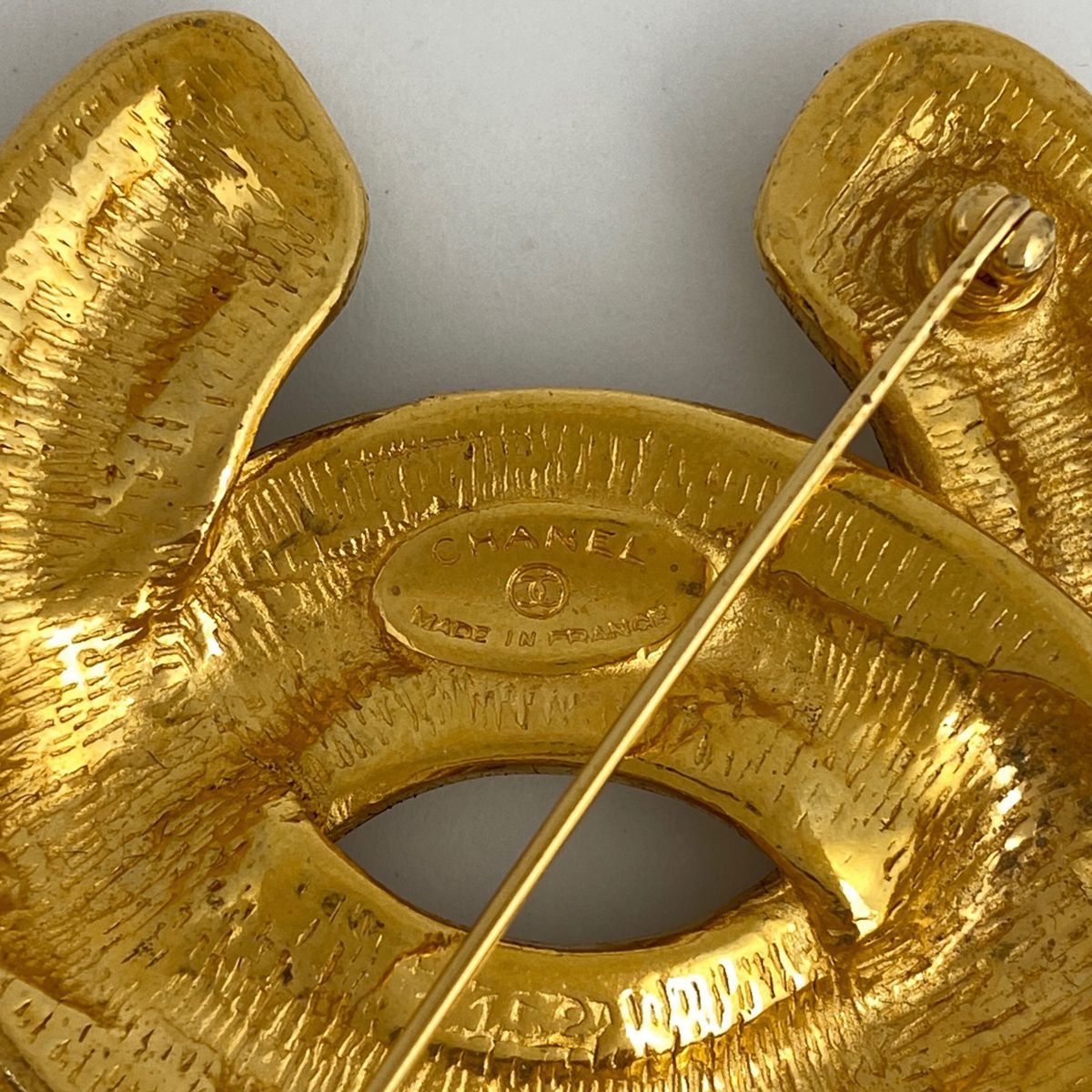 シャネル CHANEL ココマーク ブローチ マトラッセ ブローチ GP