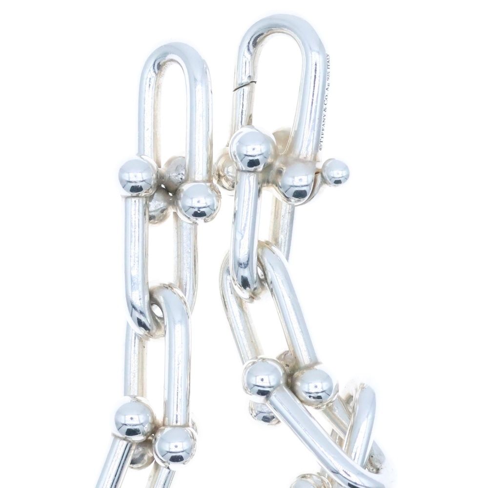 【上品な輝きが目を惹く】 Tiffany リンク シルバーブレスレット TIFFANY&Co (ティファニー) HardWear ハードウェア 14 リンク