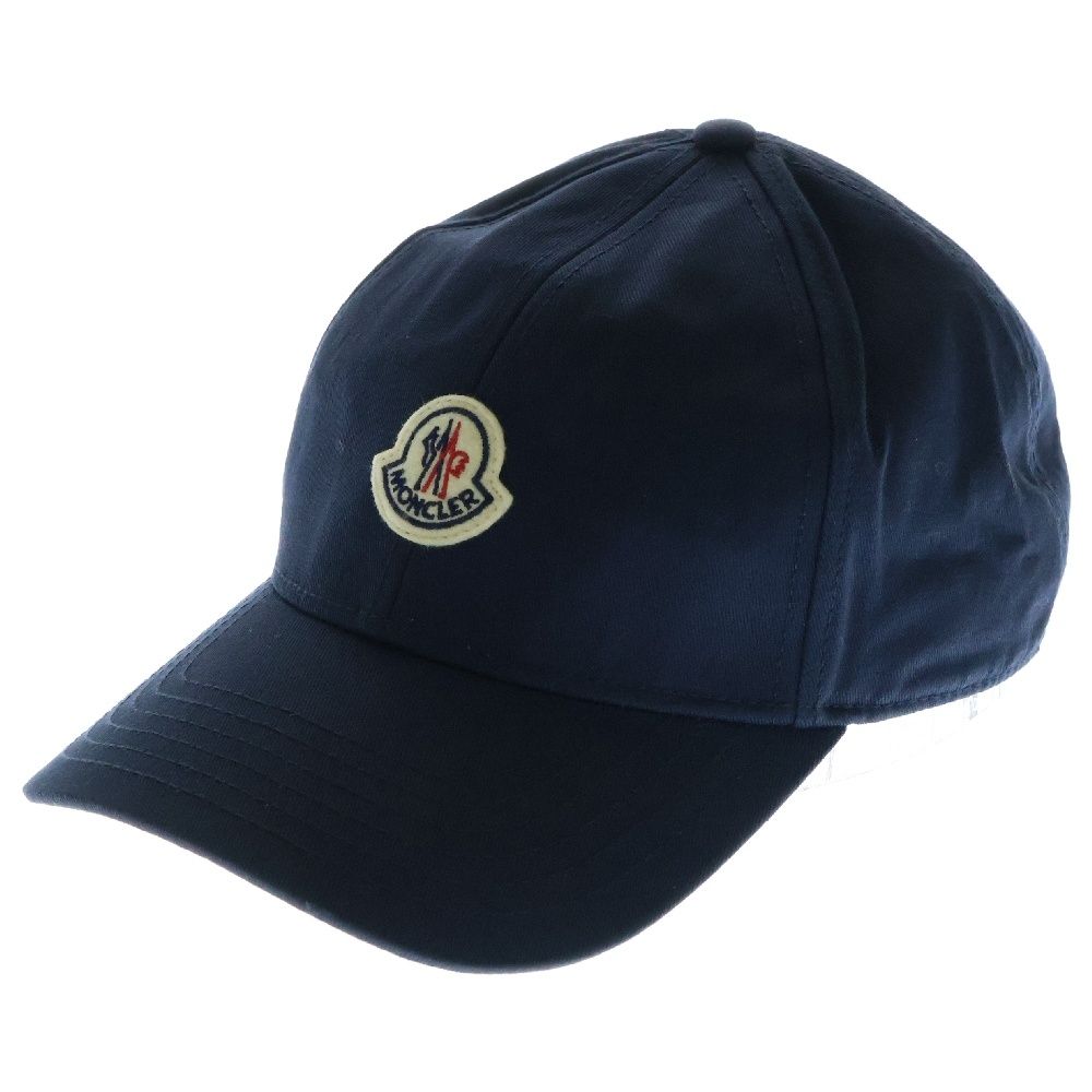 MONCLER モンクレール BASEBALL CAP K10913B00039 ロゴ ベースボールキャップ 帽子 ネイビー