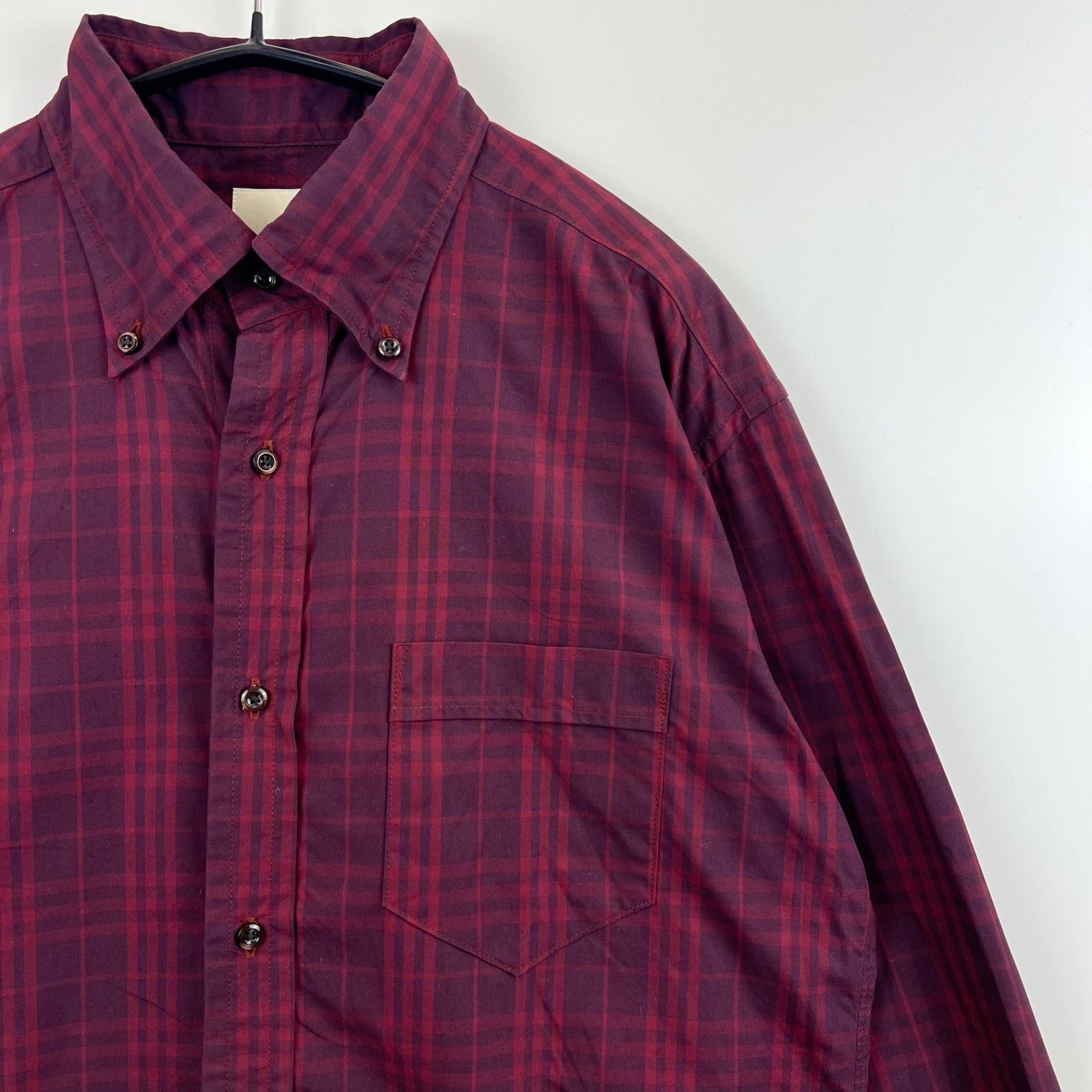 DURBAN A.A.R yohji yamamoto L/S check BD shirts L ダーバン