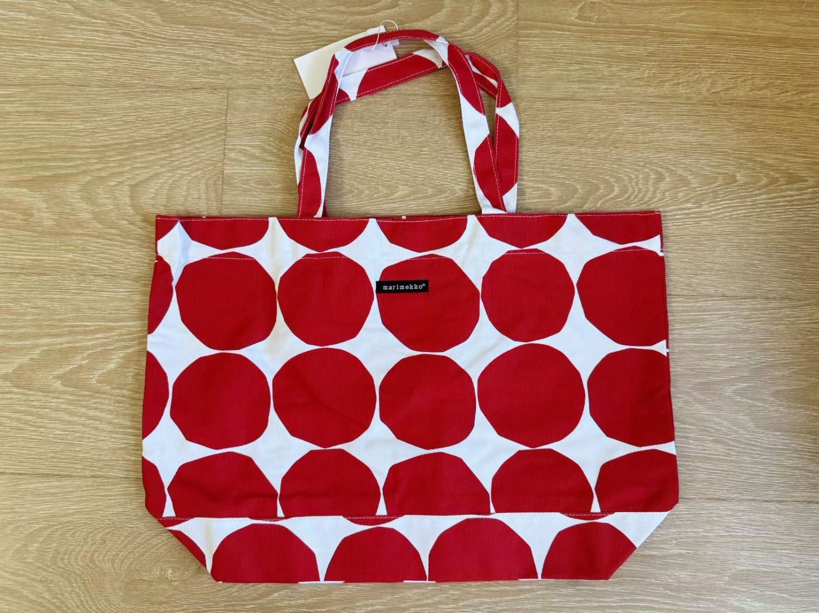 ★送関込み★Marimekko マリメッコ キャンバス トート marimekko マリメッコ MARIMEKKO トートバッグ ブラック バッグ