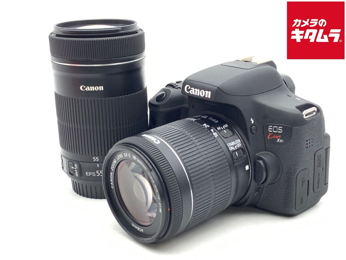 ❤即購入1000円OFF❤ キャノン Kiss F 望遠レンズ ダブルズーム ✨超