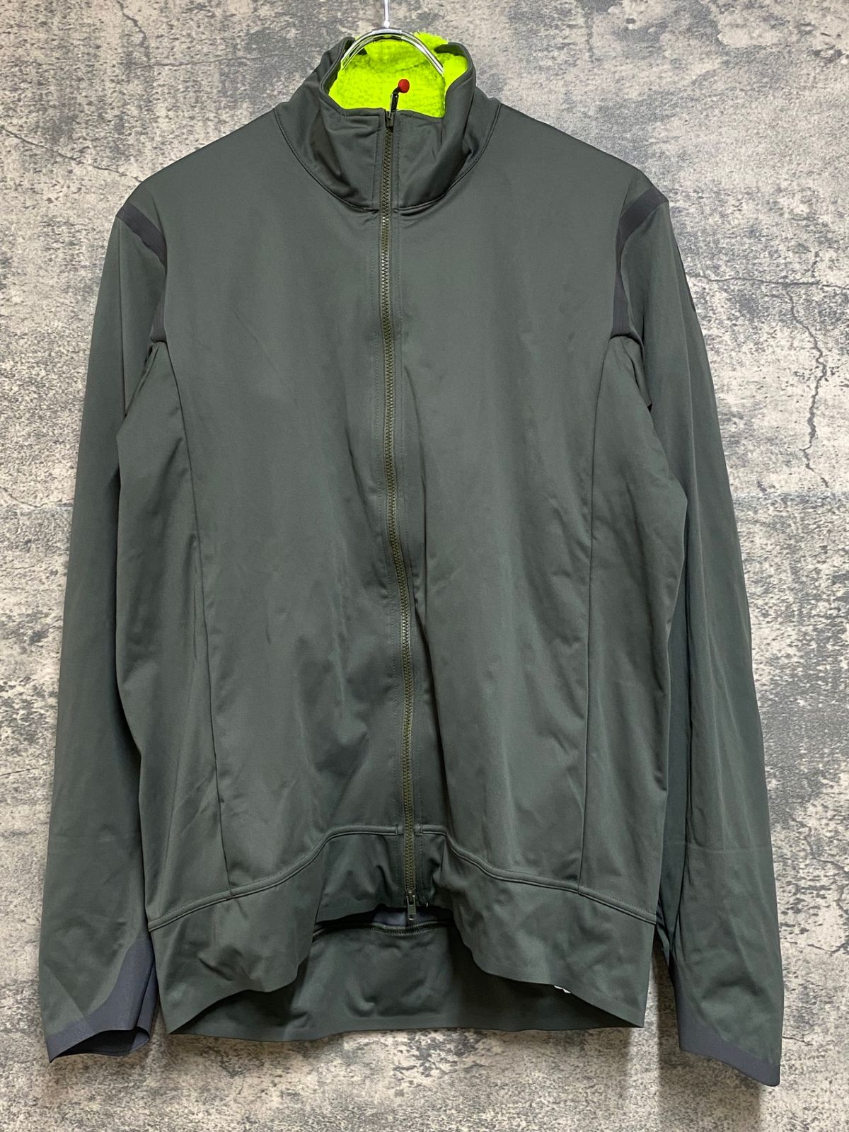 JN165 カステリ CASTELLI ALPHA ULTIMATE INSULATED JACKET 長袖 サイクルジャケット 緑 M