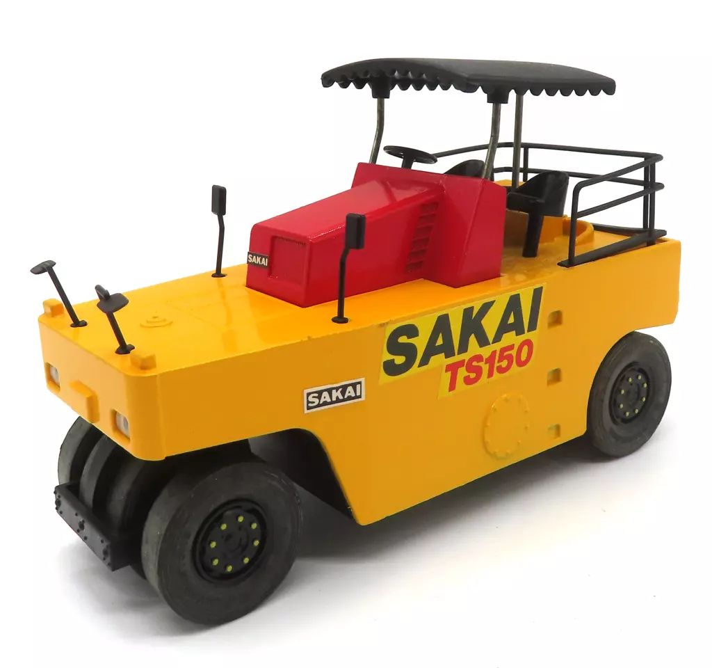 おもちゃ 【】ミニカー 1/40 酒井 タイヤローラ TS150(イエロー×レッド