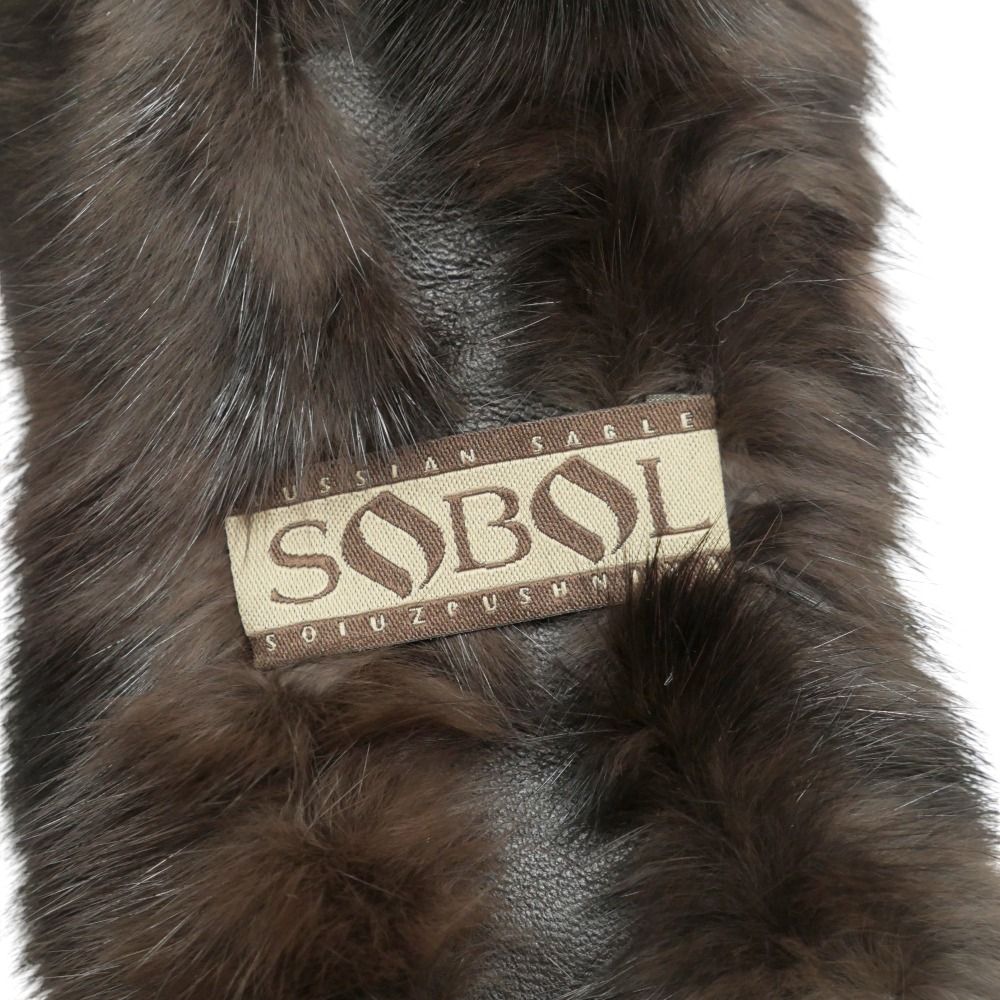 ことはな☆ロシアンセーブル　SOBOL ソボル　マフラー 毛皮 □美品□SOBOL ソボル ロシアンセーブル ストール ロシアン