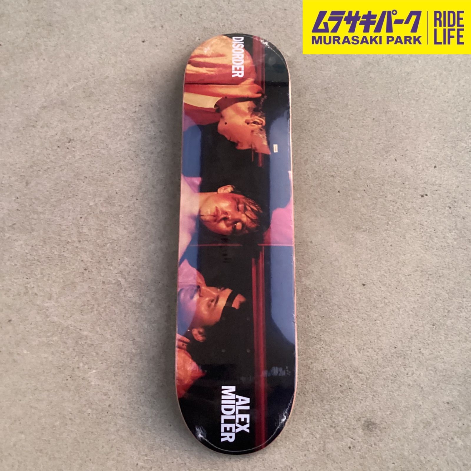 【ムラサキパーク公式】DISORDER ALEX MIDLER DECK  8.0 inch ディスオーダー ナイジャ ヒューストン deckデッキスケボースケートボードSkateboardSKATEBOARD