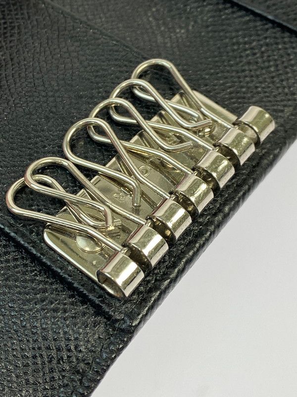  品 BVLGARI ブルガリ LEATHER KEY CASE レザー キーケース 183-251014-em-01-min キーケース 小物