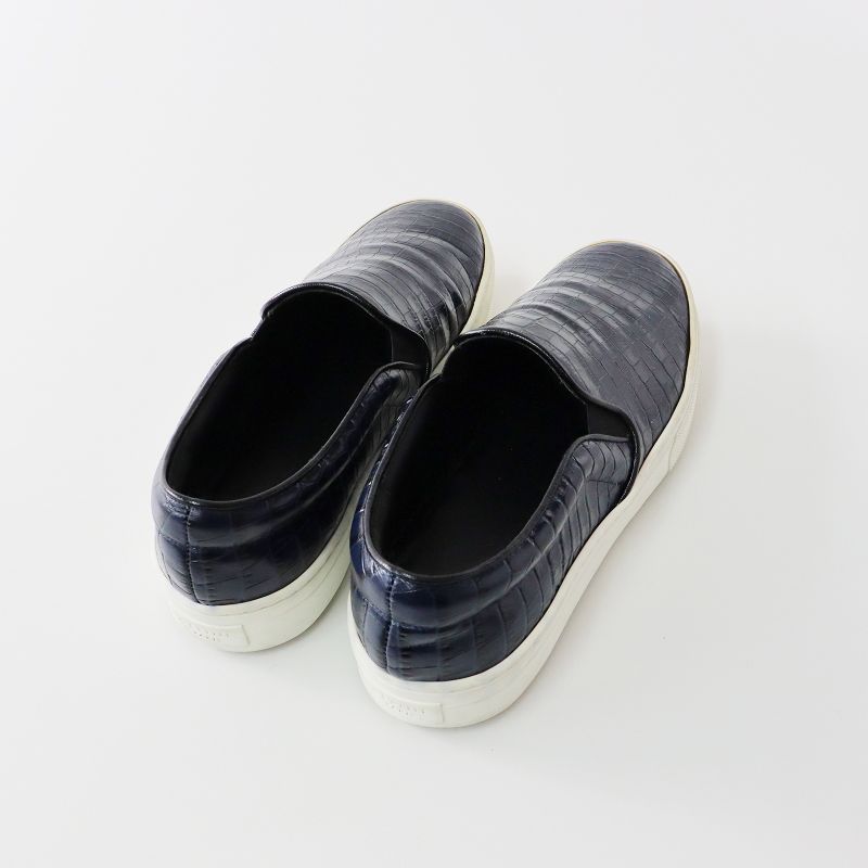 セリーヌ CELINE 313653ESKC クロコ型押し スリッポンスニーカー 37 