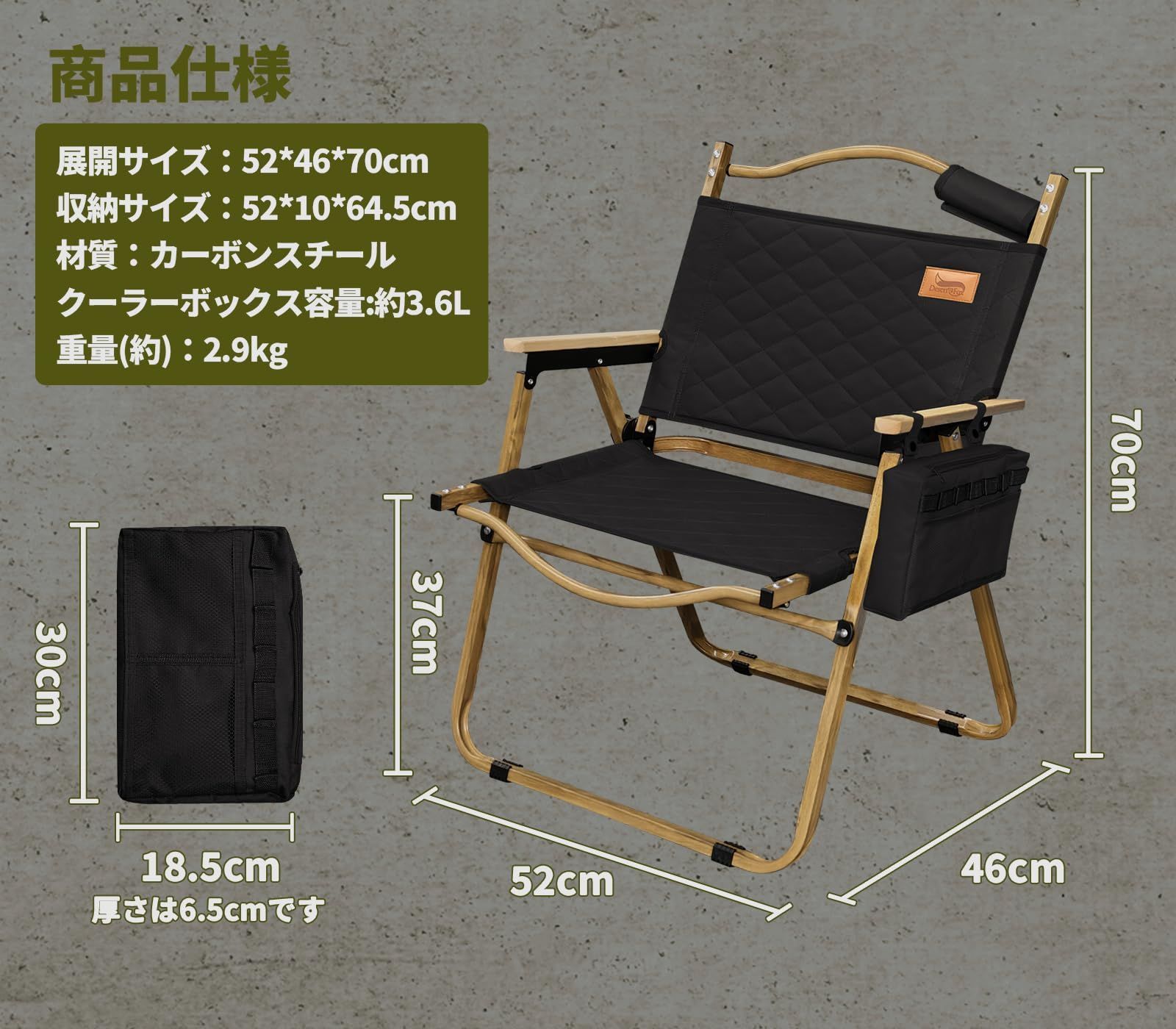 アウトドアチェア　２個セット IRIS OHYAMA アウトドアチェア 2個セット キャンプ用品 キャンプ