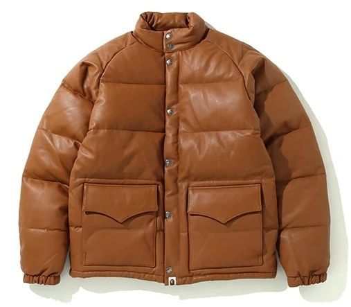 15周年限定 BAPE.COM LIMITED LEATHER CLASSIC DOWN JACKET 15TH